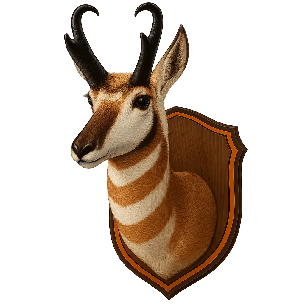 NRA Pronghorn Antelope Life-Size Paper Target - 60" X 42", Folded For Shipping (HF 07920)